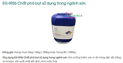 EG-S926 Chất phá bọt sử dụng trong ngành sơn.